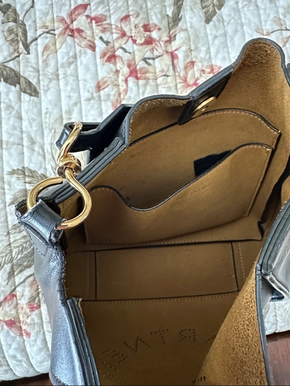 Stella McCartney Mini Faux Leather Crossbody Bag - Picture 8 of 11